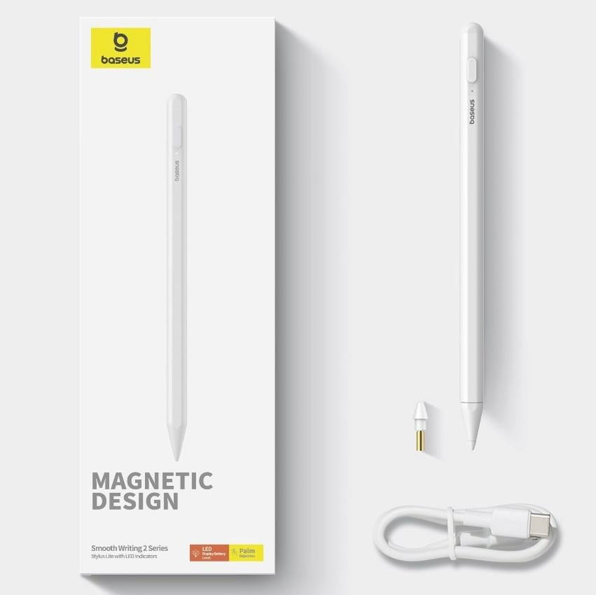 Стилус Baseus Smooth Writing 2 Series Stylus Lite with LED Indicators (BS-PS025) Стилус Baseus Smooth Writing 2 Series Stylus Lite with LED Indicators (BS-PS025)