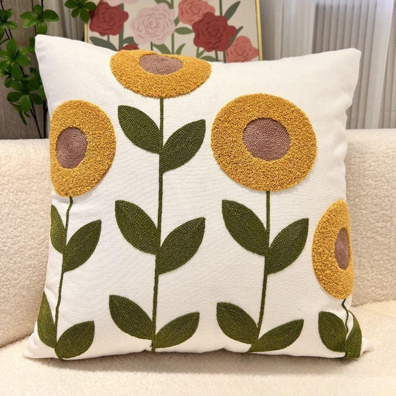 Декоративная подушка Подсолнухи 45х45 см Декоративная подушка Подсолнухи 45х45 см