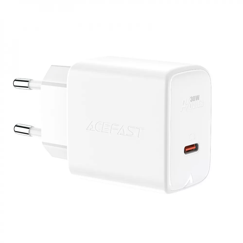 Зарядное устройство СЗУ Acefast A21 GaN 30 W Type-C White - фото 2