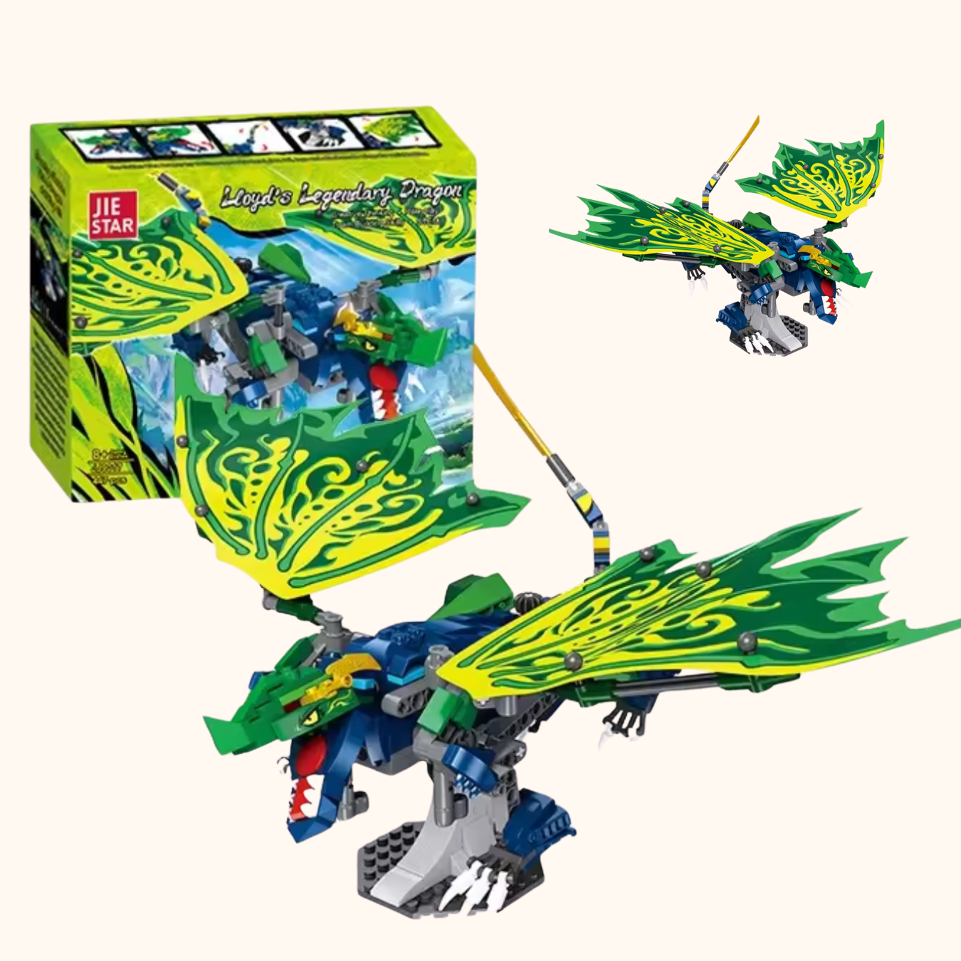 Конструктор Jie Star Легендарний Дракон Ллойда 447 деталей (KO-21) - фото 8
