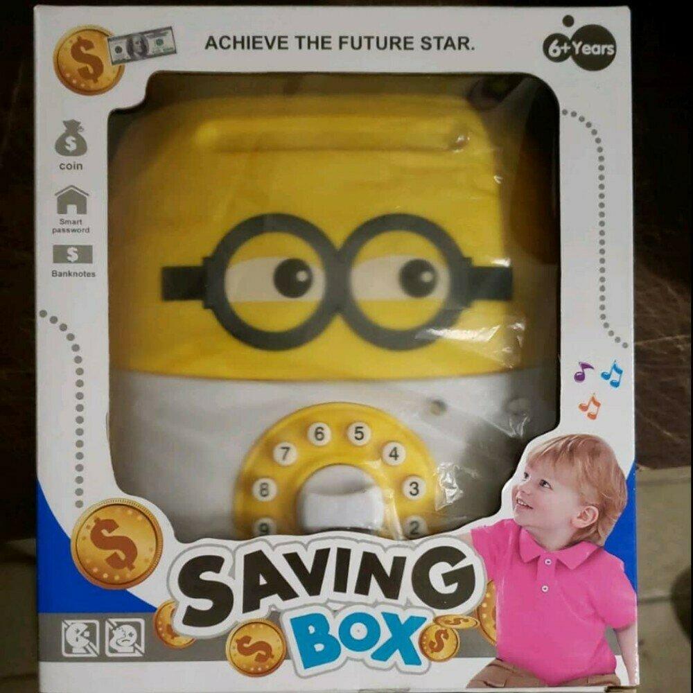 Детская электронная копилка сейф с кодовым замком и купюроприемником Миньон (009816) - фото 3 Детская электронная копилка сейф с кодовым замком и купюроприемником Миньон (009816) - фото 3