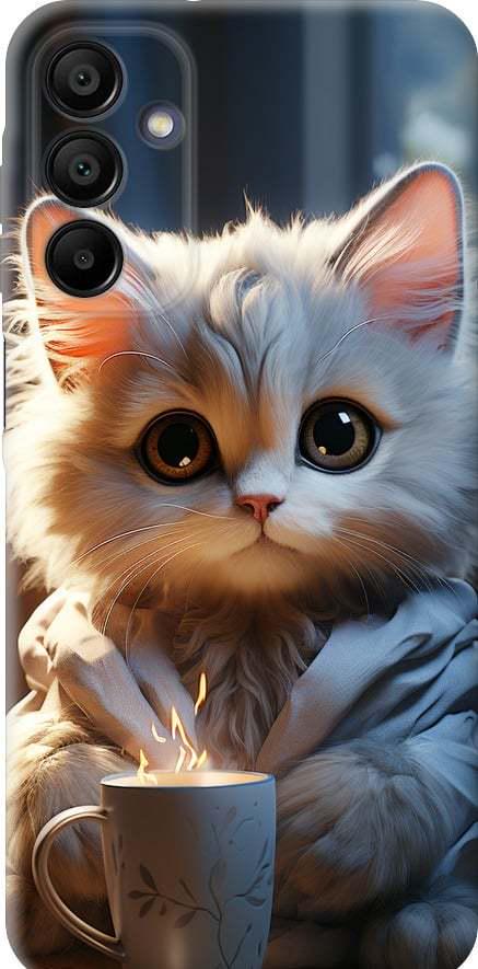 Чехол на Samsung Galaxy A15 White cat (5646u-3357-42517)