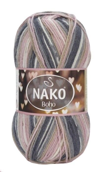 Пряжа носочная Nako Boho Desen цвет 82265 (2098319162)