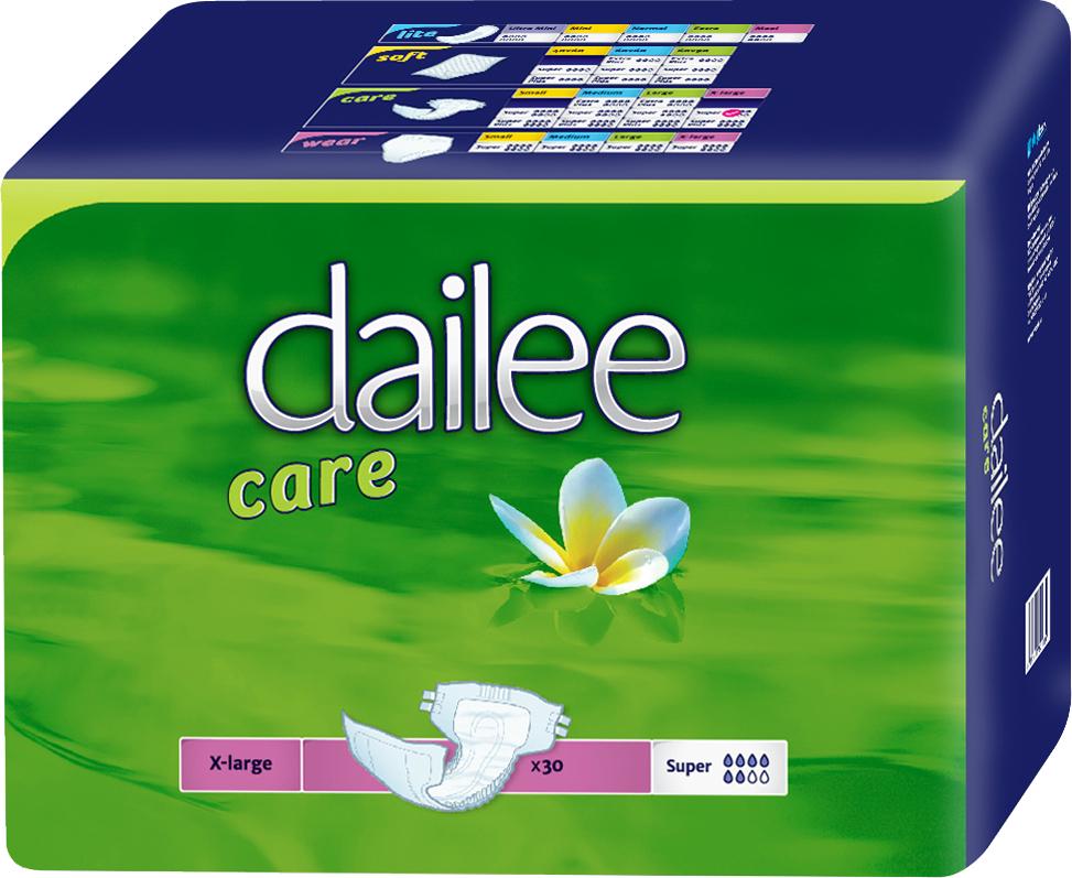 Подгузники для взрослых Dailee Care Super X-Large дышащие 30 шт. (13994) - фото 1