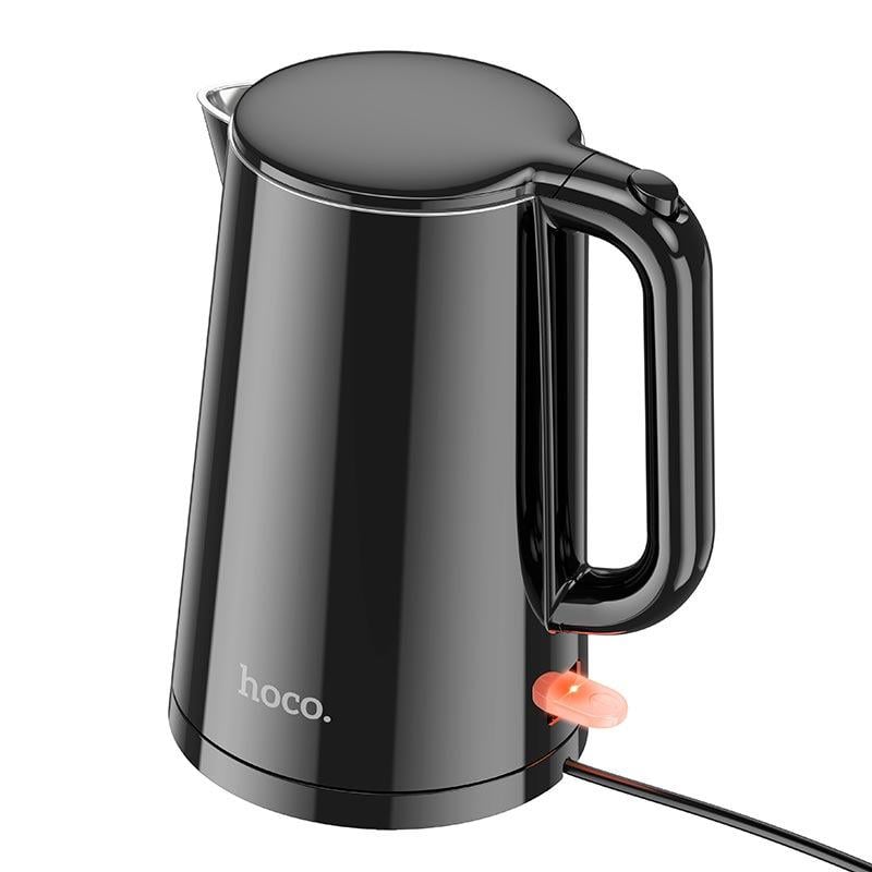 Электрочайник Hoco HE11 electric kettle 1500-1800 Вт 1,7 л Черный (613300)