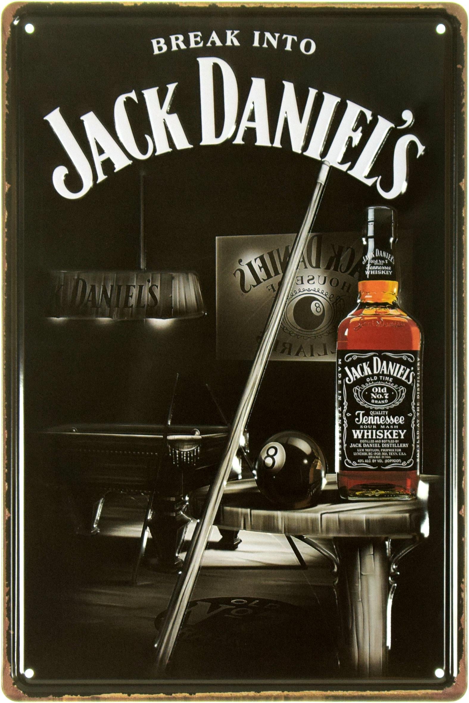 Табличка металева "Break Into Jack Daniel’s" 20x30 см (ms-104126)