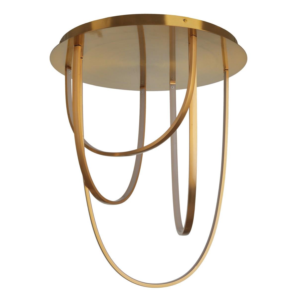 Люстра светодиодная потолочная лофт Brille BL-846C/80 W WW FAB для спальни