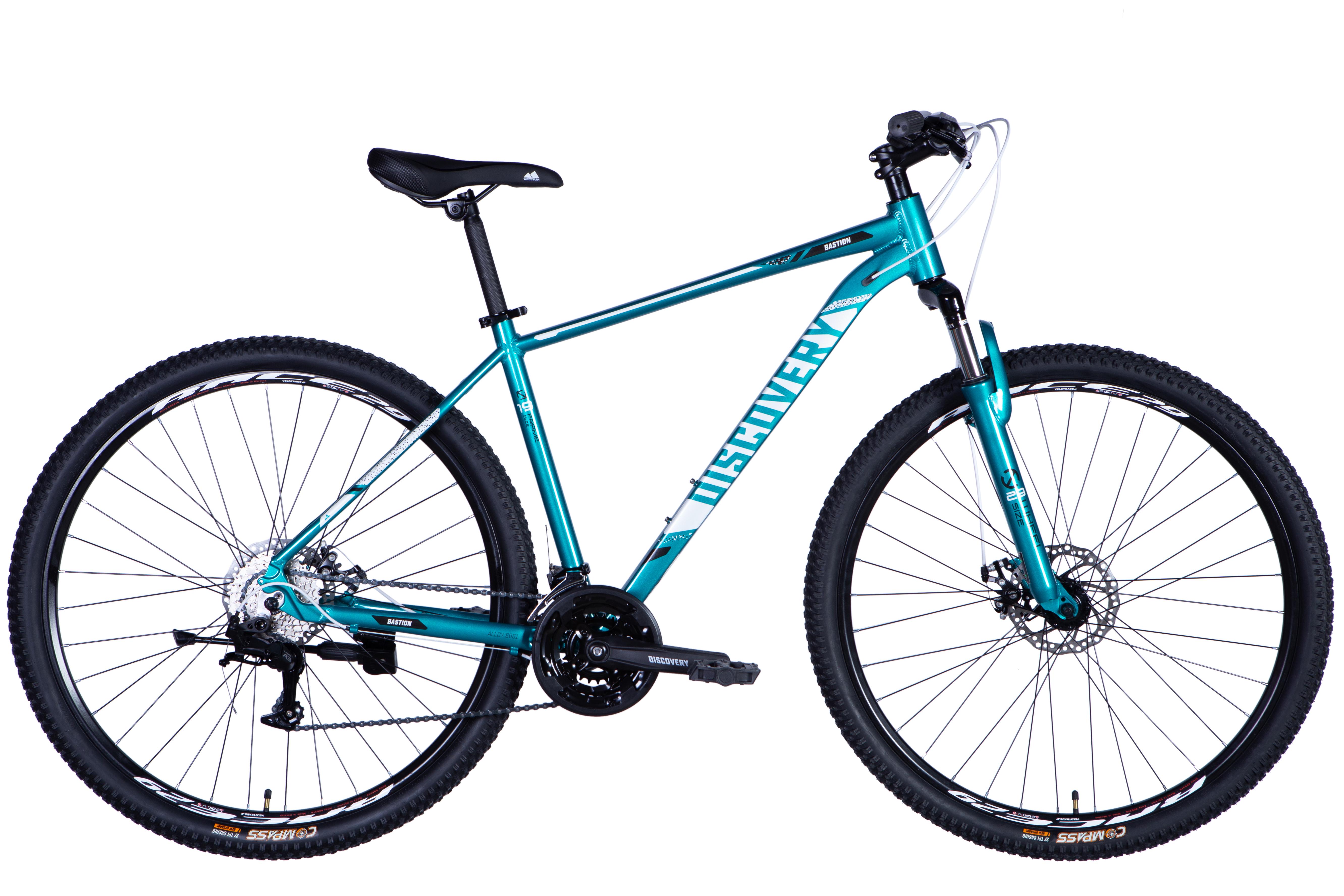 Велосипед Discovery 2025 BASTION DD CS AL 29" рама 19" Бірюзовий (OPS-DIS-29-202) - фото 1 Велосипед Discovery 2025 BASTION DD CS AL 29" рама 19" Бірюзовий (OPS-DIS-29-202) - фото 1