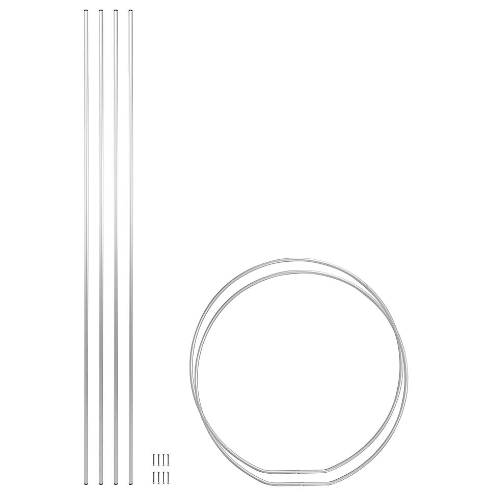 Опора для рослин кільцева шпалера на два кільця 1000х600х600 мм (КОШ-D16/D13-1000*600/2) - фото 3