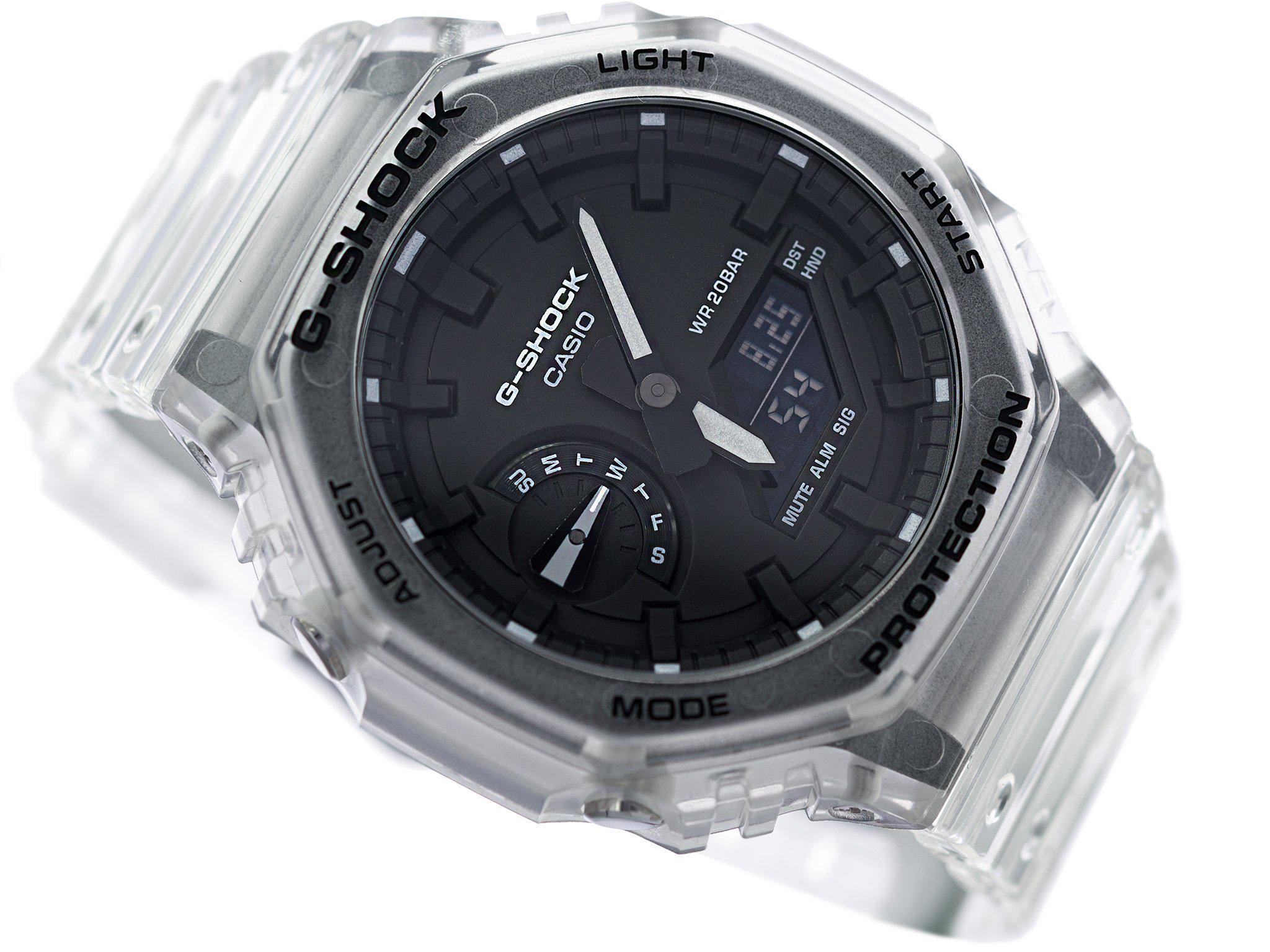 Часы Casio G-SHOCK GA-2100SKE-7AER Transparent Pack Series (1516) - фото 6 Часы Casio G-SHOCK GA-2100SKE-7AER Transparent Pack Series (1516) - фото 6