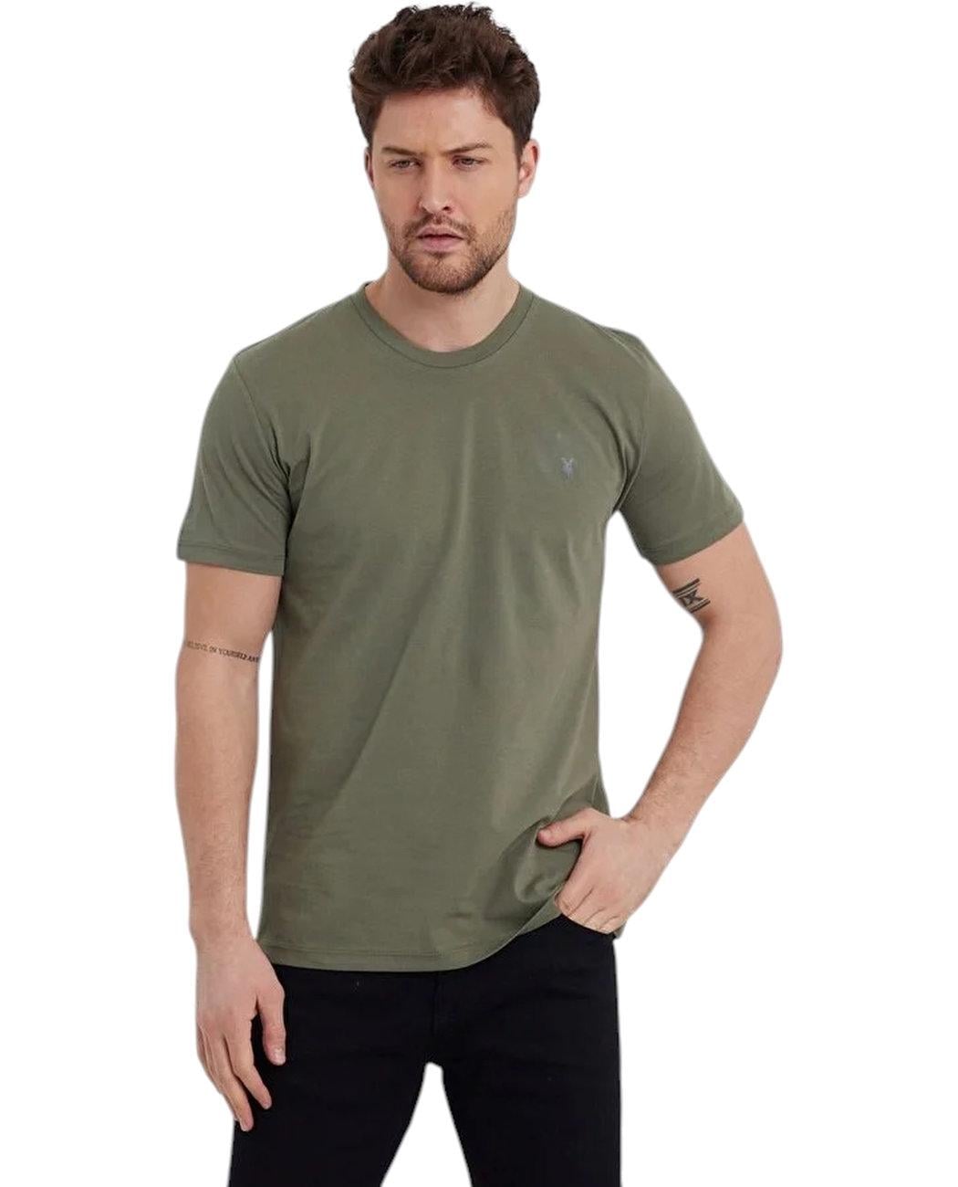 Футболка мужская базовая Combined Blank Apparel TST0201.OLV L Темно-оливковый (2228682272041)