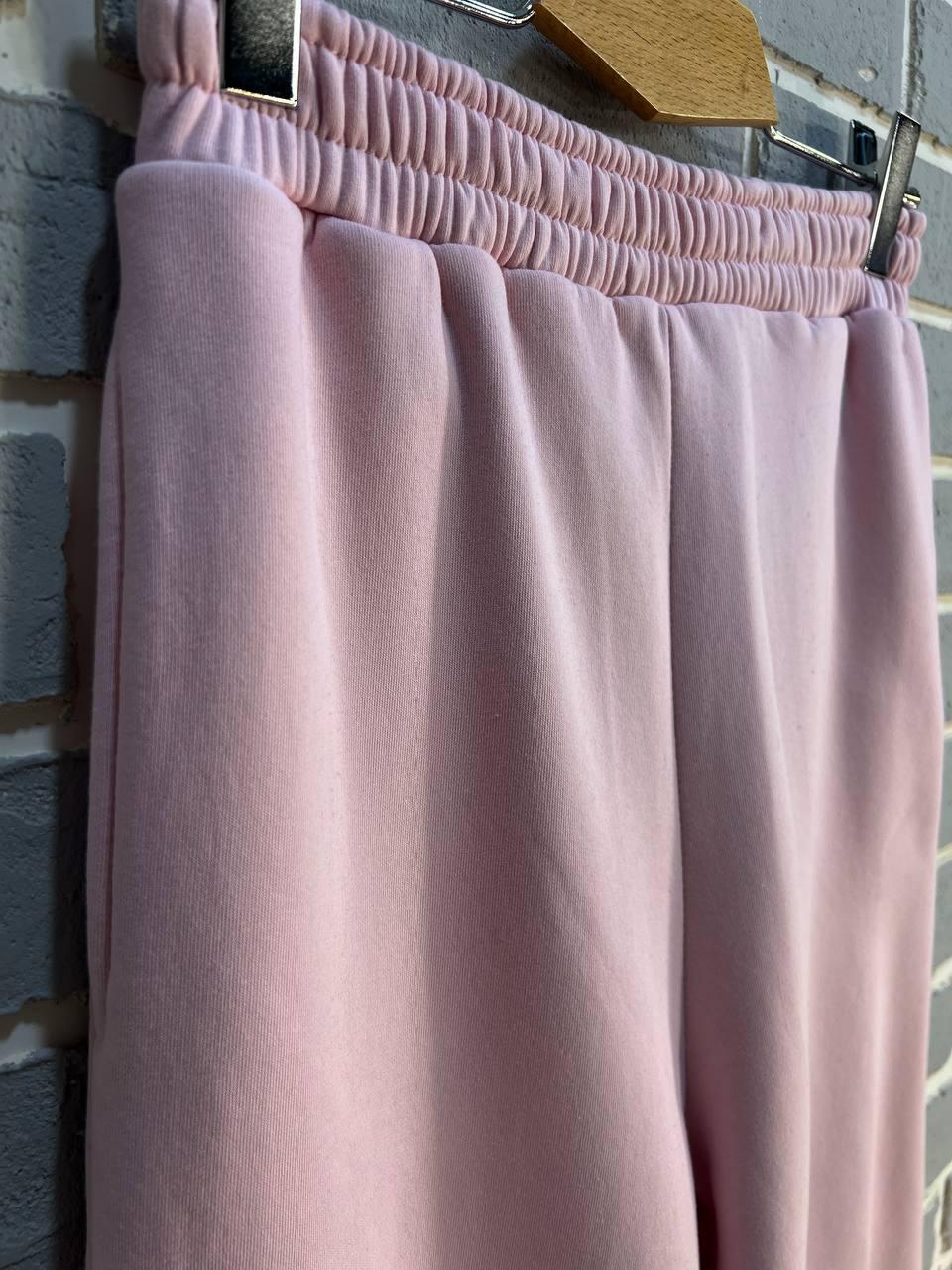 Брюки женские PEPPER MINT 24-13 спортивные джоггеры резинка на талии утепленные S Розовый (926) - фото 4 Брюки женские PEPPER MINT 24-13 спортивные джоггеры резинка на талии утепленные S Розовый (926) - фото 4