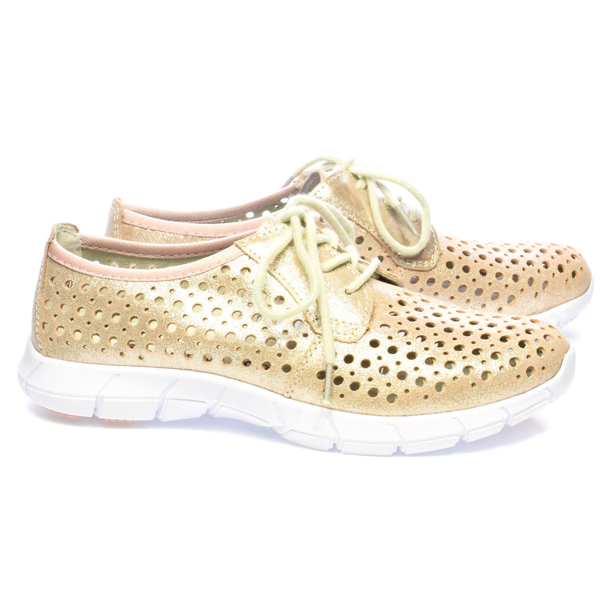 Кеди жіночі Baden р. 40 Бежевий/Золотий (088853-40) - фото 4 Кеди жіночі Baden р. 40 Бежевий/Золотий (088853-40) - фото 4