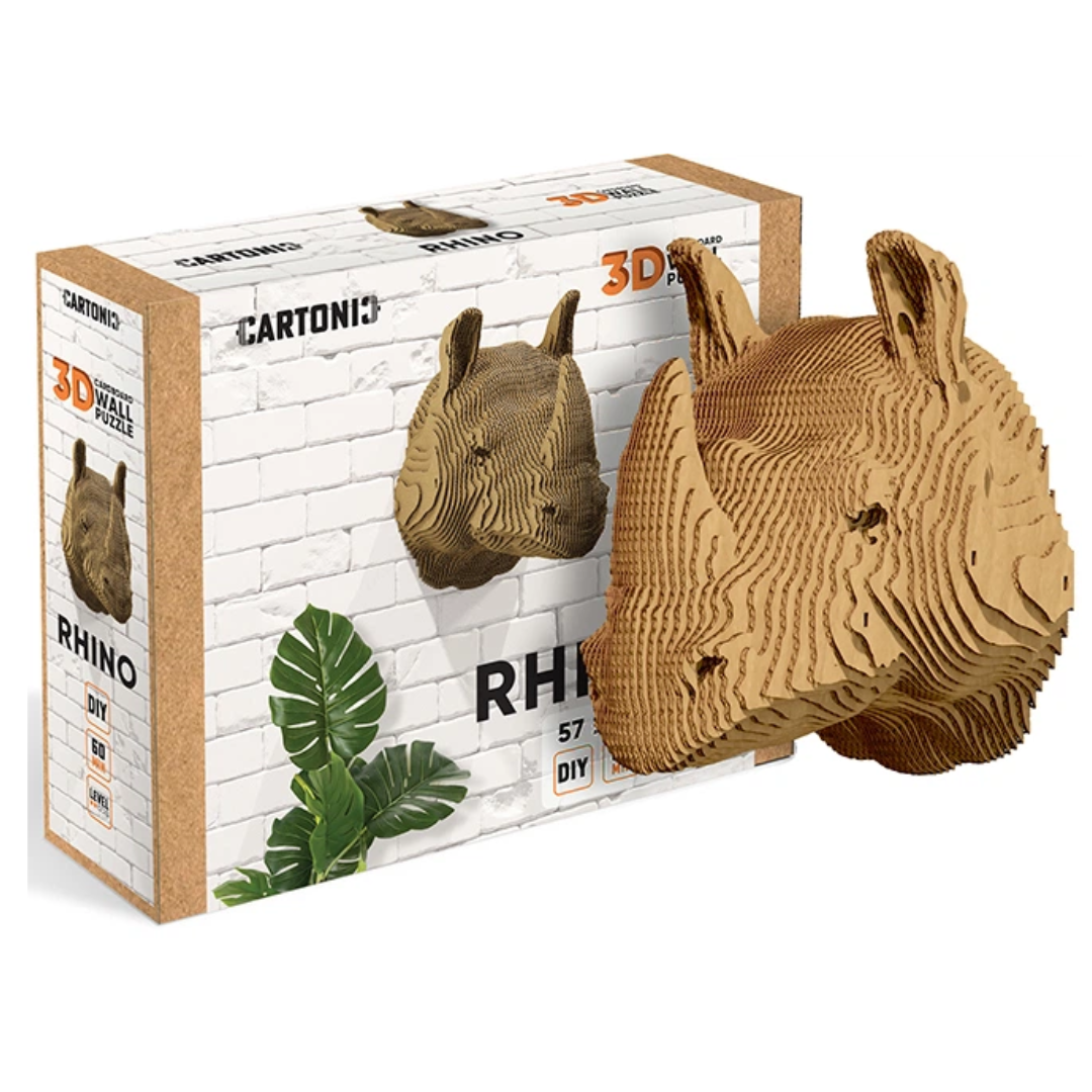 Пазл-конструктор 3D картонний Cartonic 3D Puzzle RHINO Носоріг (33394558) Пазл-конструктор 3D картонний Cartonic 3D Puzzle RHINO Носоріг (33394558)
