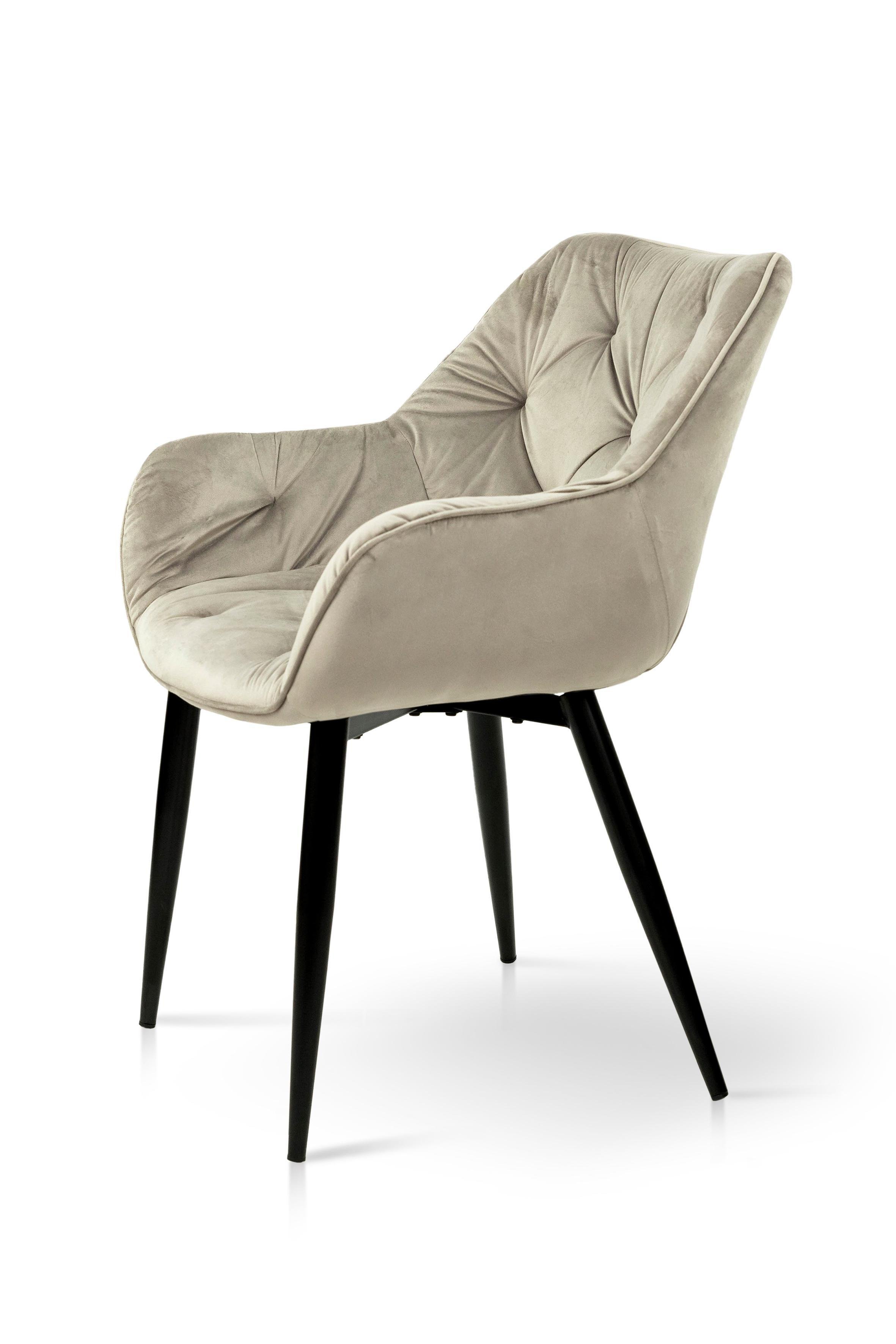 Стілець для кухні та вітальні ГРЕЙС Парадіз 580х870х570 мм Чорний/Пісочний (GAА0055038) - фото 1 Стілець для кухні та вітальні ГРЕЙС Парадіз 580х870х570 мм Чорний/Пісочний (GAА0055038) - фото 1