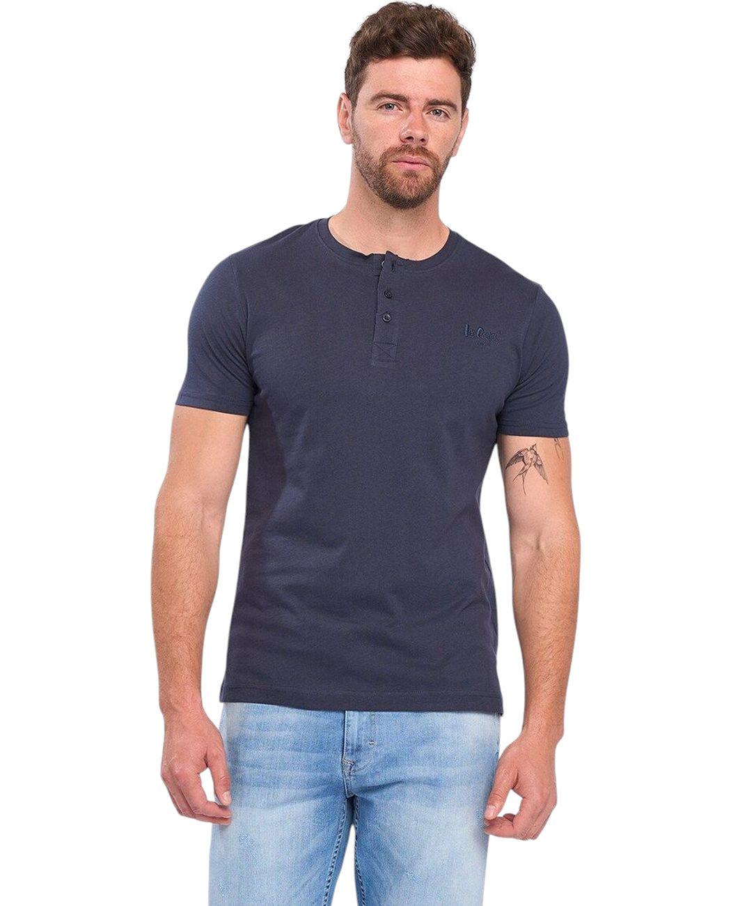 Футболка мужская Lee Cooper 10196474.976 L Темно-синий (5942723049285)