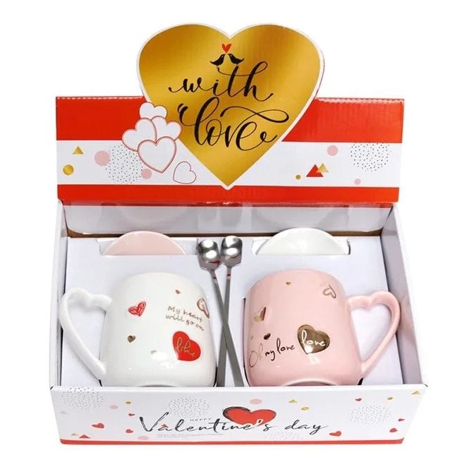 Набор фарфоровых заварников Flora Only Love 2 шт. 0,42 л (32142)