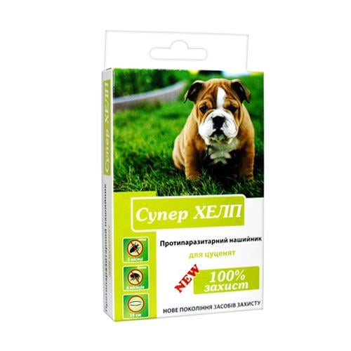 Ошейник Супер ХЕЛП для щенков 35 см Желтый (183) Ошейник Супер ХЕЛП для щенков 35 см Желтый (183)