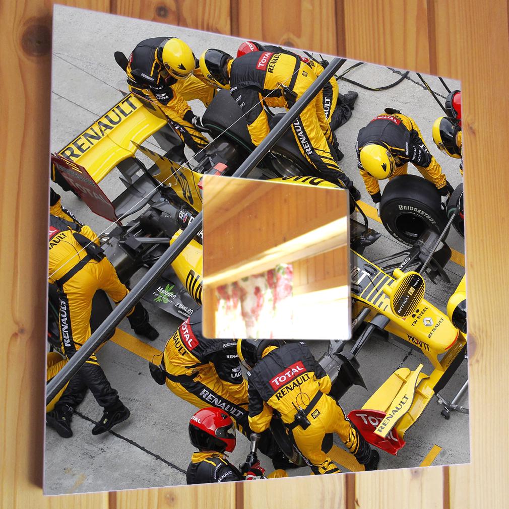 Зеркало декоративное Команда Рено Formula F1 260х260 мм (M04674)