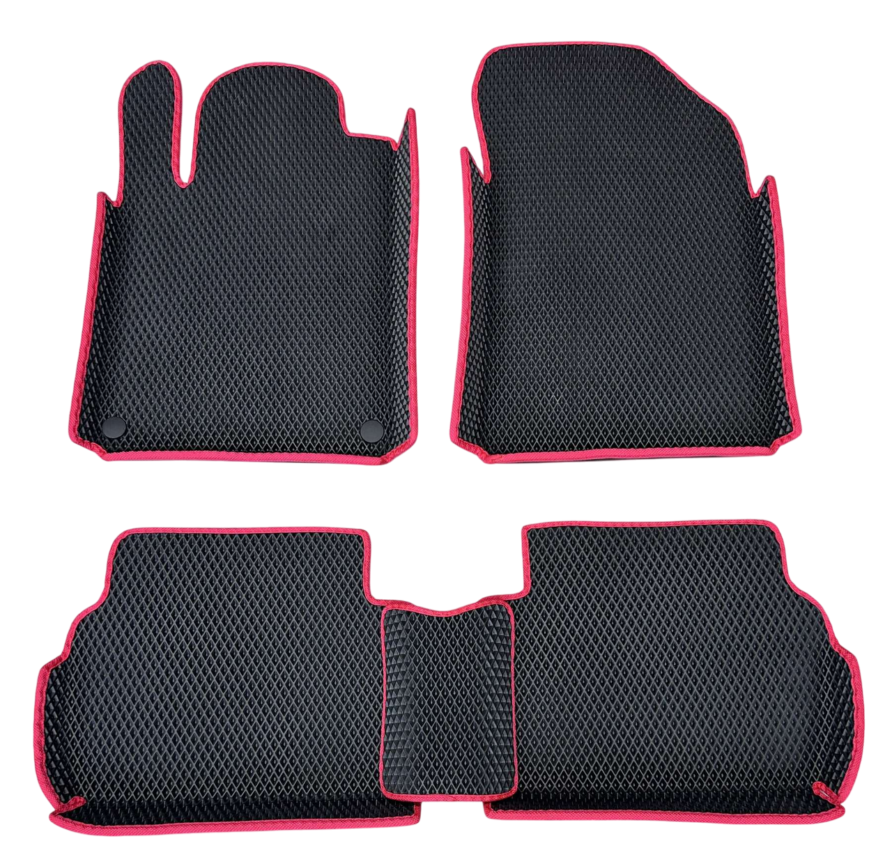 Коврики EVA с бортиками в салон для Peugeot 407 гг. Черный (2257664886)