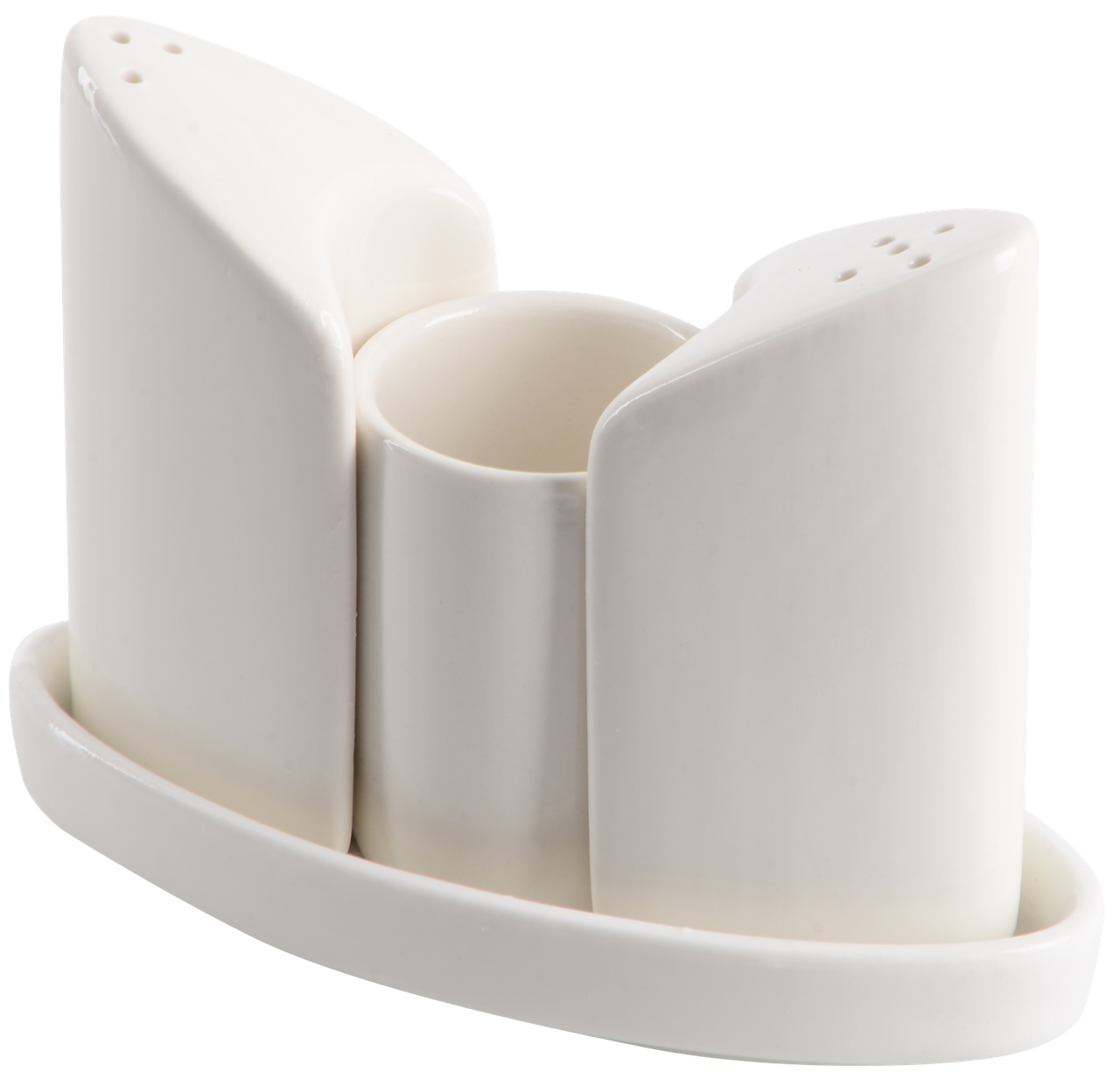 Набор для специй Limited Edition ARROW на фарфоровой подставке 3 пр. (B010808)