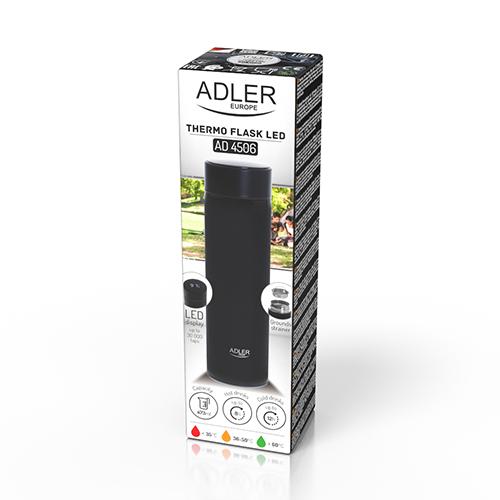 Термос туристичний із дисплеєм Adler AD 4506 473 мл Black (060a1b8a) - фото 8 Термос туристичний із дисплеєм Adler AD 4506 473 мл Black (060a1b8a) - фото 8