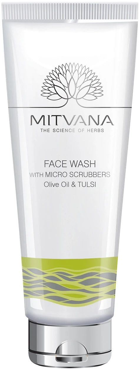 Средство для умывания лиц Mitvana Face Wash With Microscrubbers Olive Oil&Tulsiа 50 мл