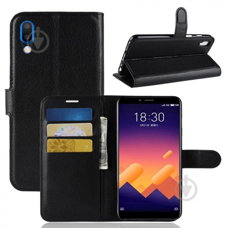 Чехол-книжка Litchie Wallet для Meizu E3 Черный (arbc3473) - фото 2
