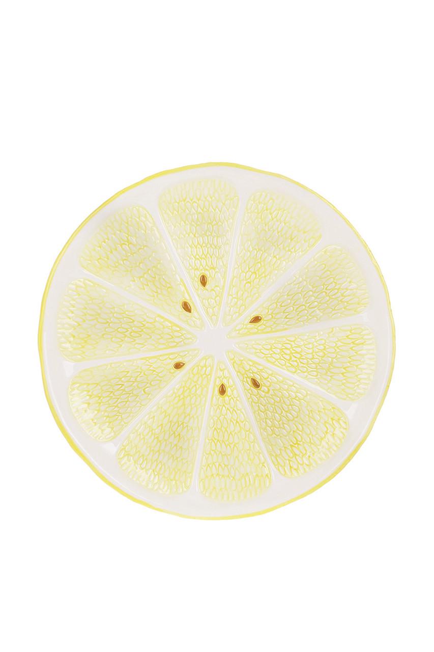 Блюдо керамическое Lemon ЦБ-00277132 Желтый