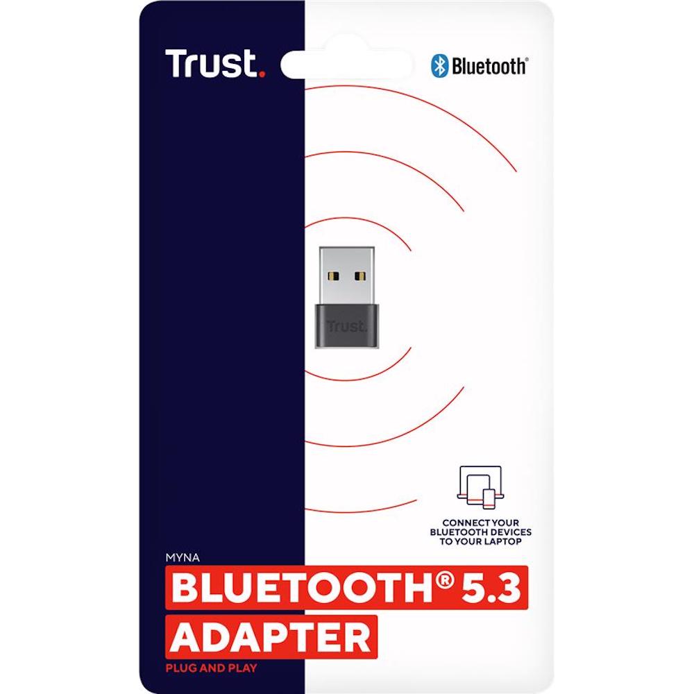 Адаптер USB Trust Myna Bluetooth 5.3 Черный (25329) - фото 5