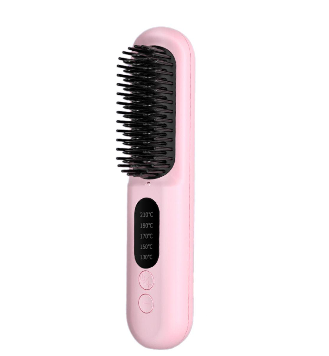 Щетка-выпрямитель AIMED Wireless Hair Straightener Розовый (AI-HStraight_Wireless_pin)