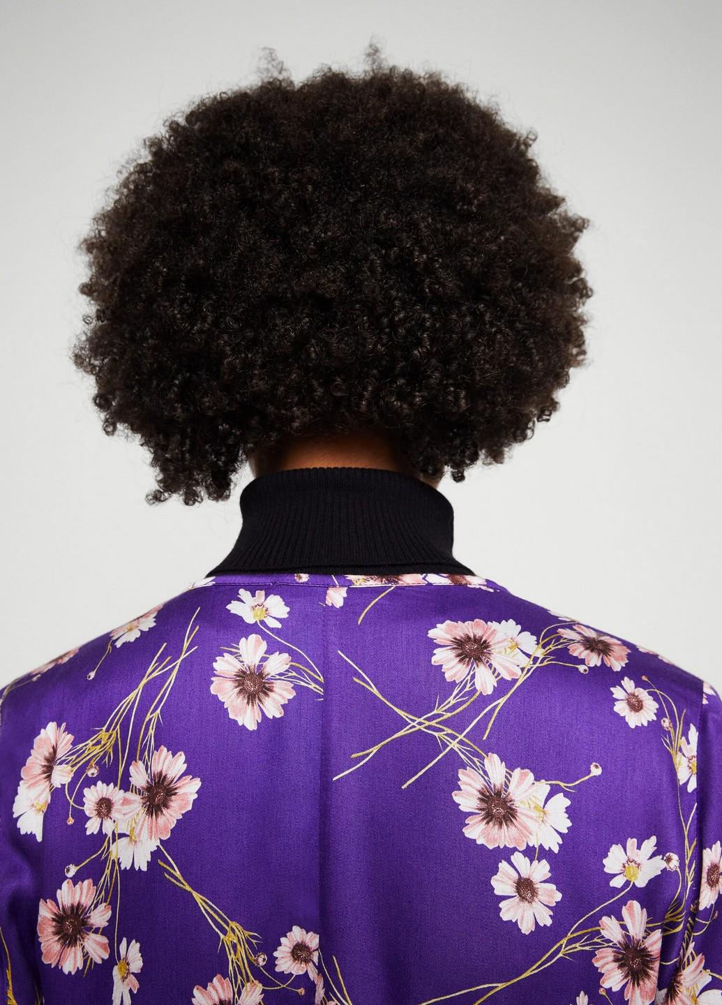 Блузка Mango M Фиолетовый (2000000822136) - фото 9 Блузка Mango M Фиолетовый (2000000822136) - фото 9