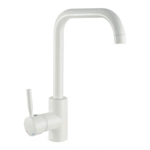 Смеситель для кухни Haiba HANS 011 Белый (HB0818) Смеситель для кухни Haiba HANS 011 Белый (HB0818)