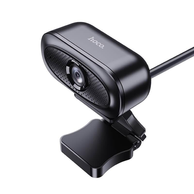 Web камера HOCO USB web camera with Audio Focus DI11 | 2KHD, 4Mpx, 1.5m | - фото 3
