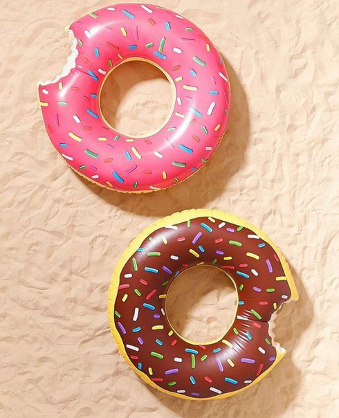 Надувной круг Пончик с эффектом надкуса 107 см Розовый (2603169722) - фото 4 Надувной круг Пончик с эффектом надкуса 107 см Розовый (2603169722) - фото 4