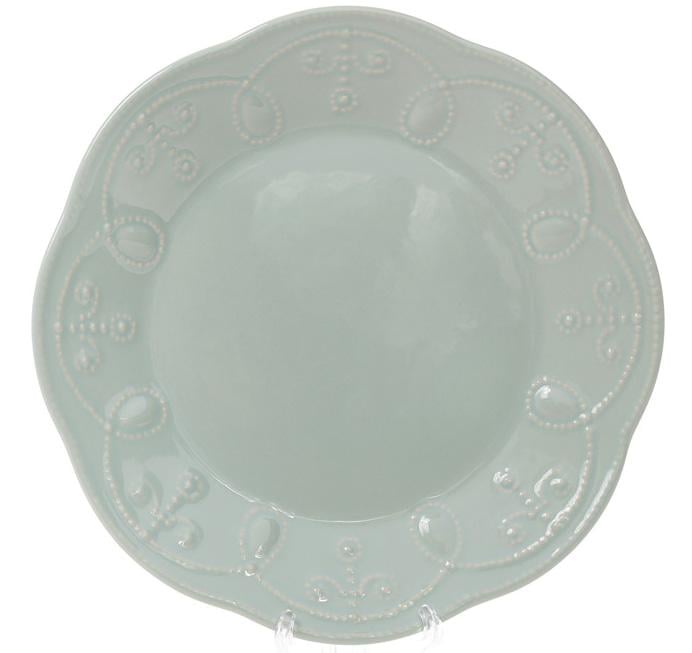 Набор десертных тарелок Leeds Ceramics Ø 23 см каменная керамика 6 шт. Мятный (BD-931-178)