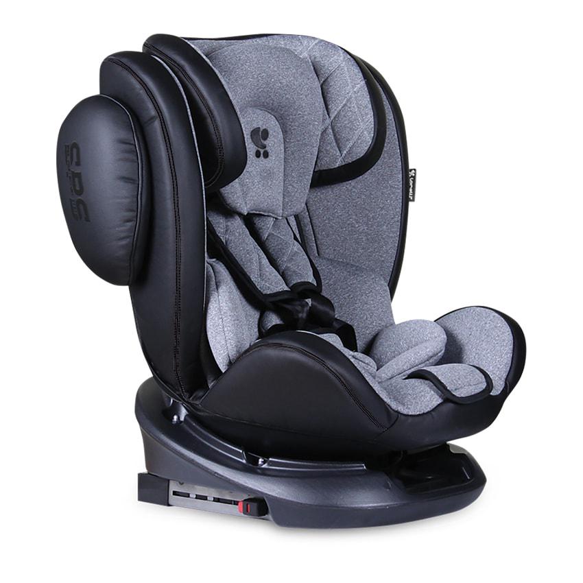 Автокресло Lorelli Aviator Isofix 0-36 кг Black/Light Grey (46227)