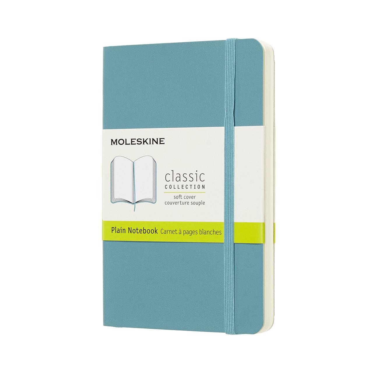 Блокнот Moleskine Classic кишеньковий 9х14 см 192 сторінки неліновані м'який Океанський/Синій (8058341715482)