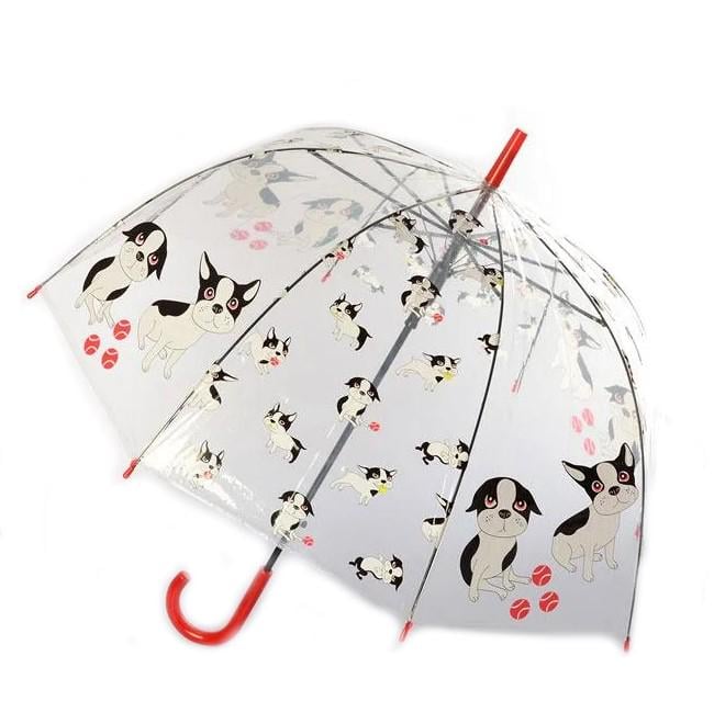Зонтик детский Bambi MK 3614-1 Прозрачный-красный