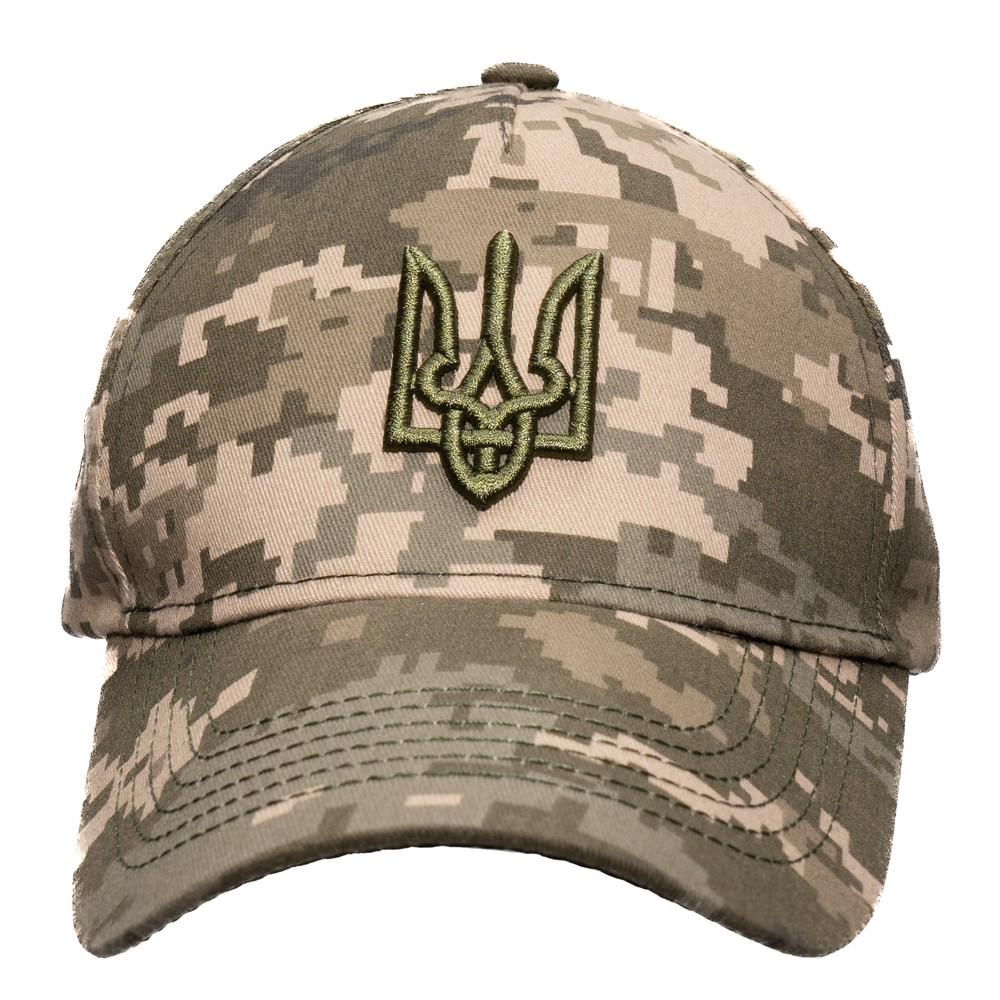 Кепка с гербом Lirus LK20 украинская хлопковая атрибутика на регуляторе р.L 57-58 Пиксель (151289) - фото 2 Кепка с гербом Lirus LK20 украинская хлопковая атрибутика на регуляторе р.L 57-58 Пиксель (151289) - фото 2