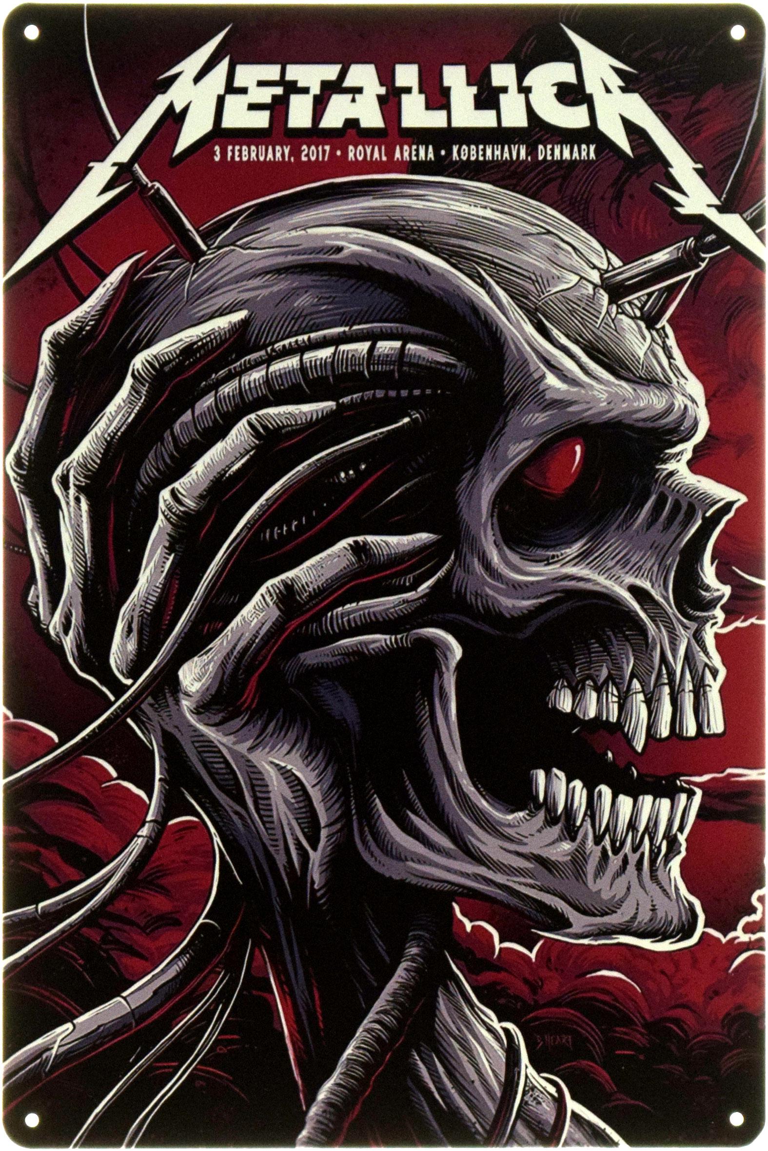 Табличка металлическая "Metallica – Royal Arena" 20x30 см (ms-104502) Табличка металлическая "Metallica – Royal Arena" 20x30 см (ms-104502)