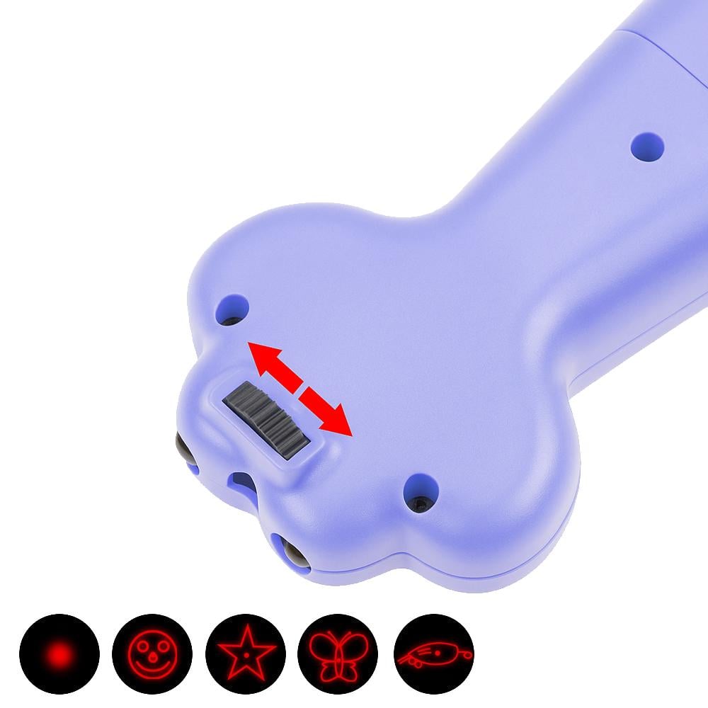 Ігровий ліхтар-лазер для тварин ZK-2020L-LED UV 4 картинки Білий (29703564) - фото 3 Ігровий ліхтар-лазер для тварин ZK-2020L-LED UV 4 картинки Білий (29703564) - фото 3