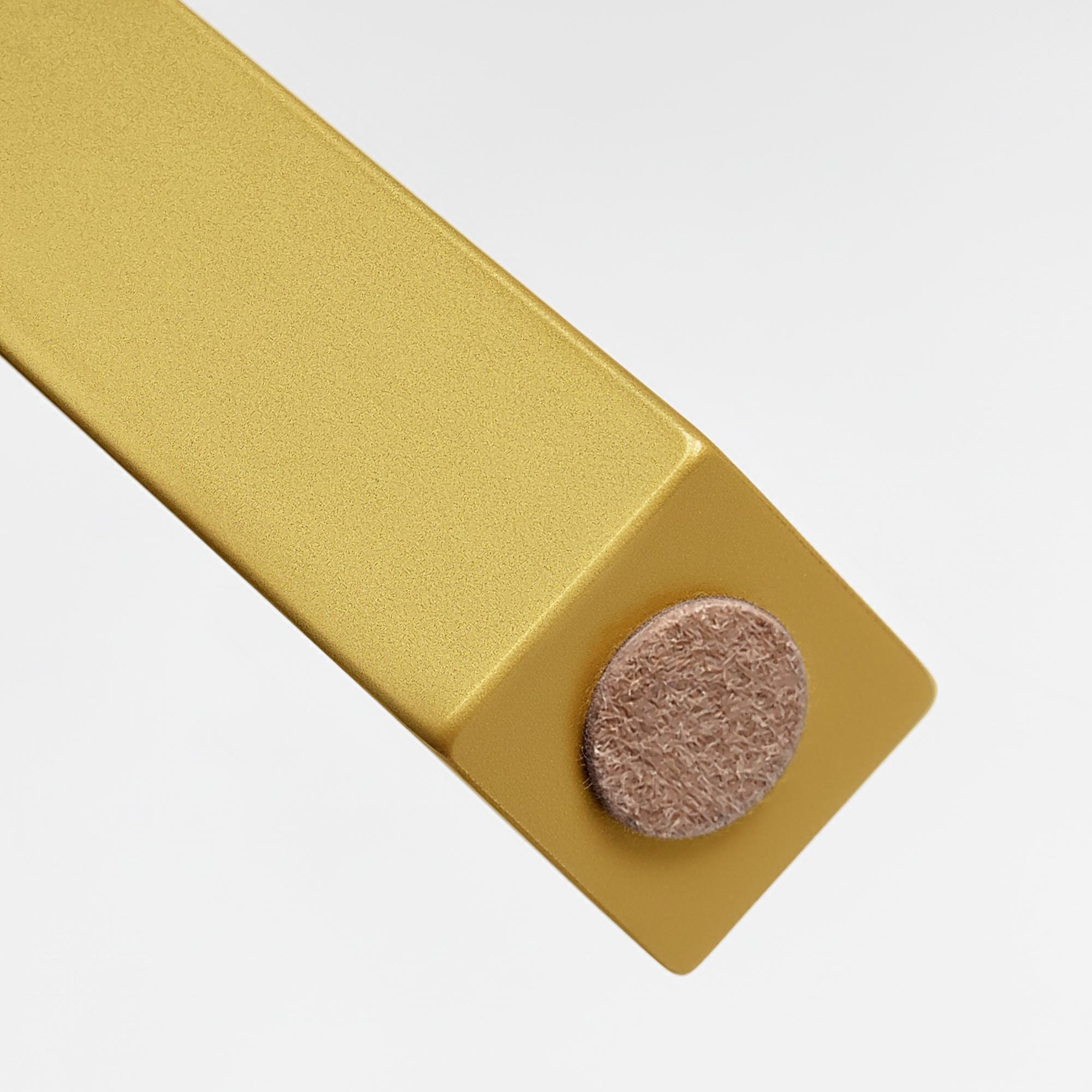 Комплект ножек для журнального стола из металла Scandi 450 мм 4 шт. Золотой (1114) - фото 6