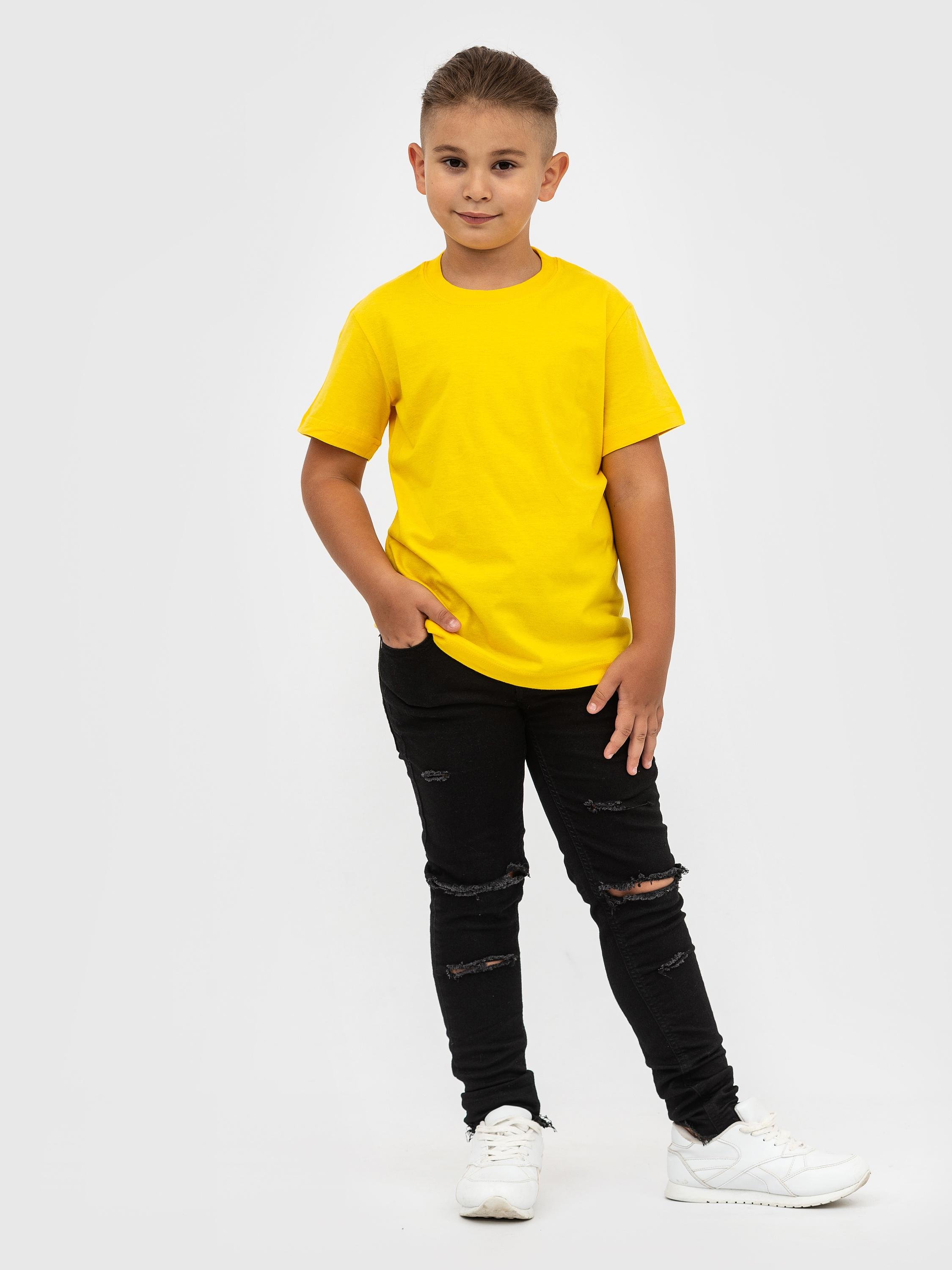 Футболка дитяча для хлопчиків базова Stedman Classic-T Kids M Жовтий (ST2200M-SUN) - фото 3 Футболка дитяча для хлопчиків базова Stedman Classic-T Kids M Жовтий (ST2200M-SUN) - фото 3