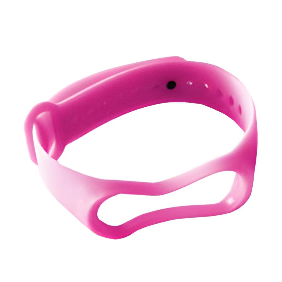 Ремешок для фитнес браслета Xiaomi Mi Band 3 4 Phosphoric Pink