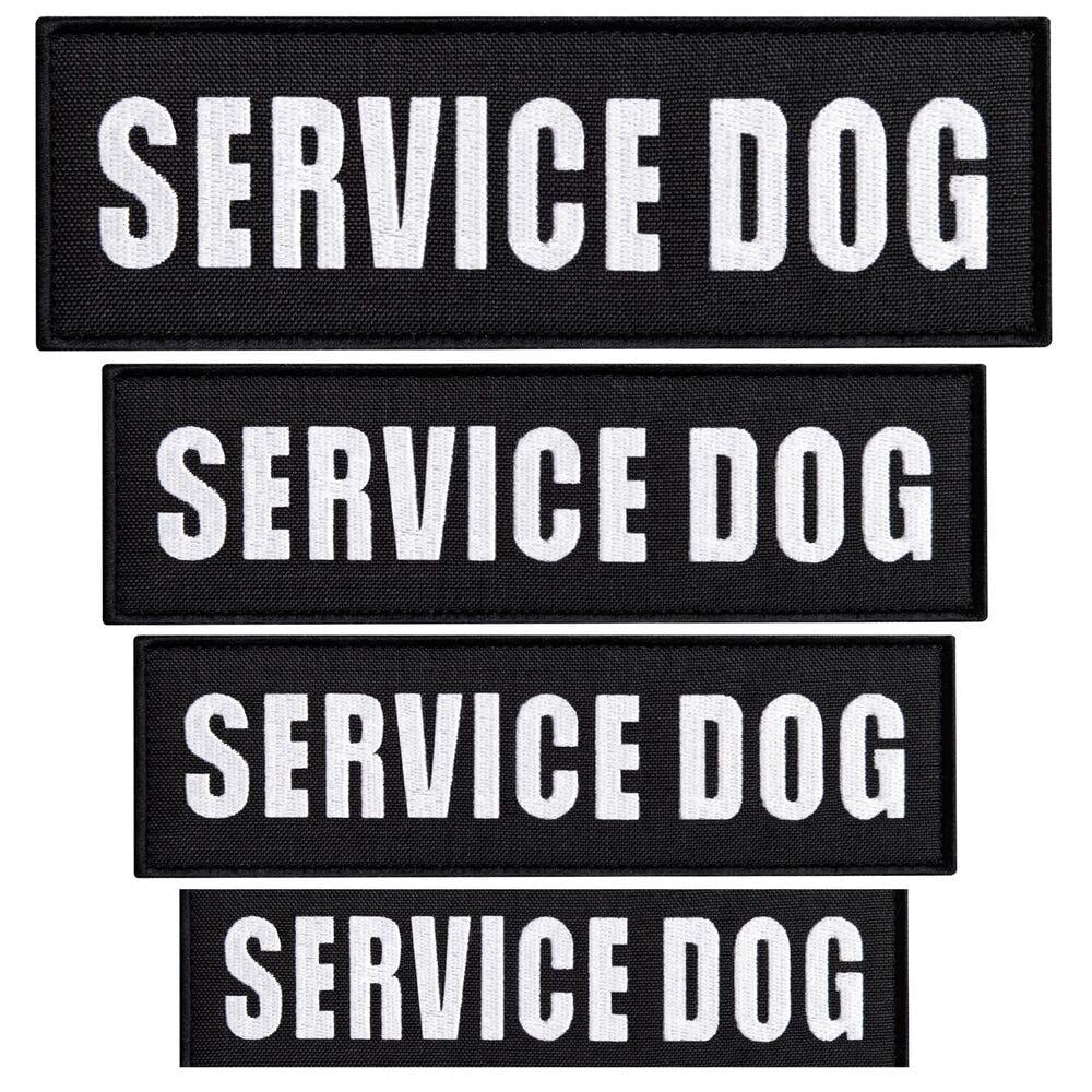 Набор шевронов с липучкой Service Dog для кинологов 5 шт. (25218)