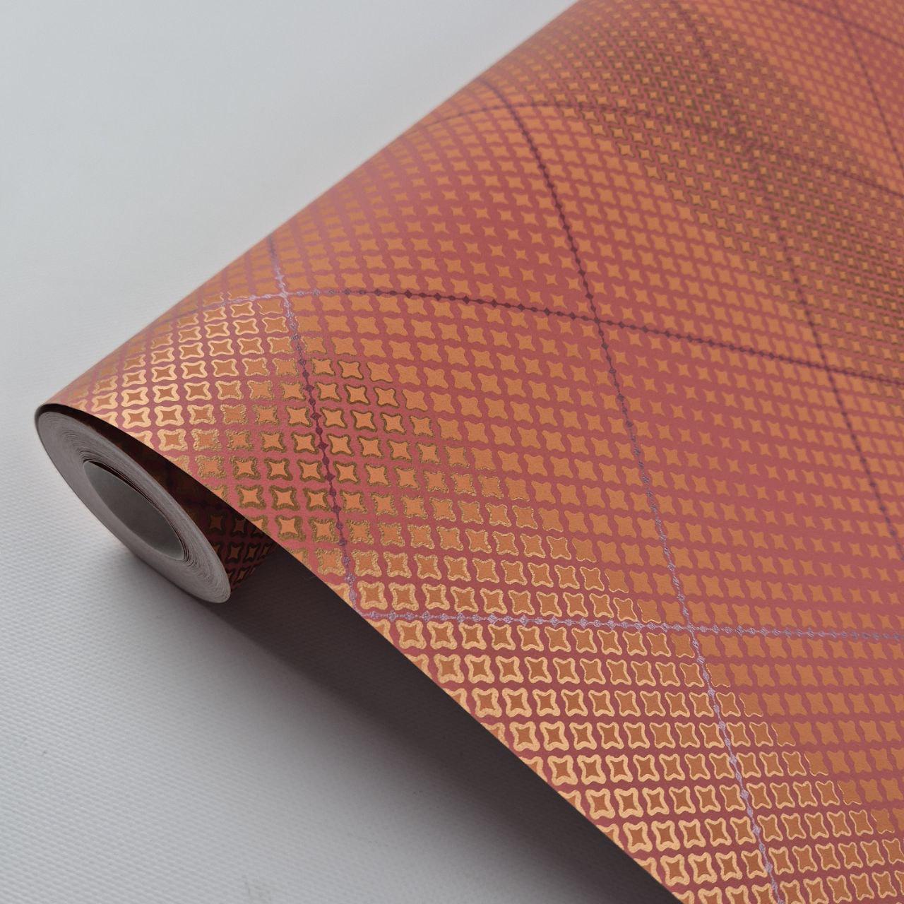 Обои флизелиновые Marburg 58648 0,53х10,05 м Красно-оранжевый (2785922183)