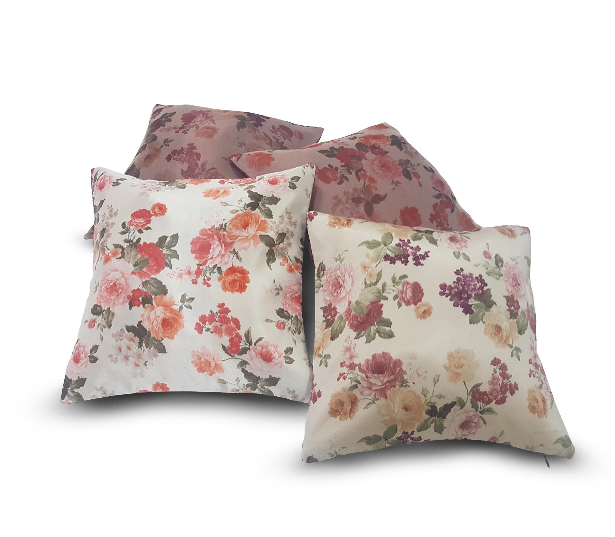 Комплект декоративных подушек Firanka Flowers 30х30 см 4 шт. Разноцветный (п_0112а)