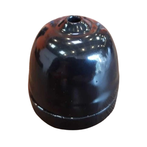 Розетка керамическая потолочная полусфера 62 мм Черный (7134)