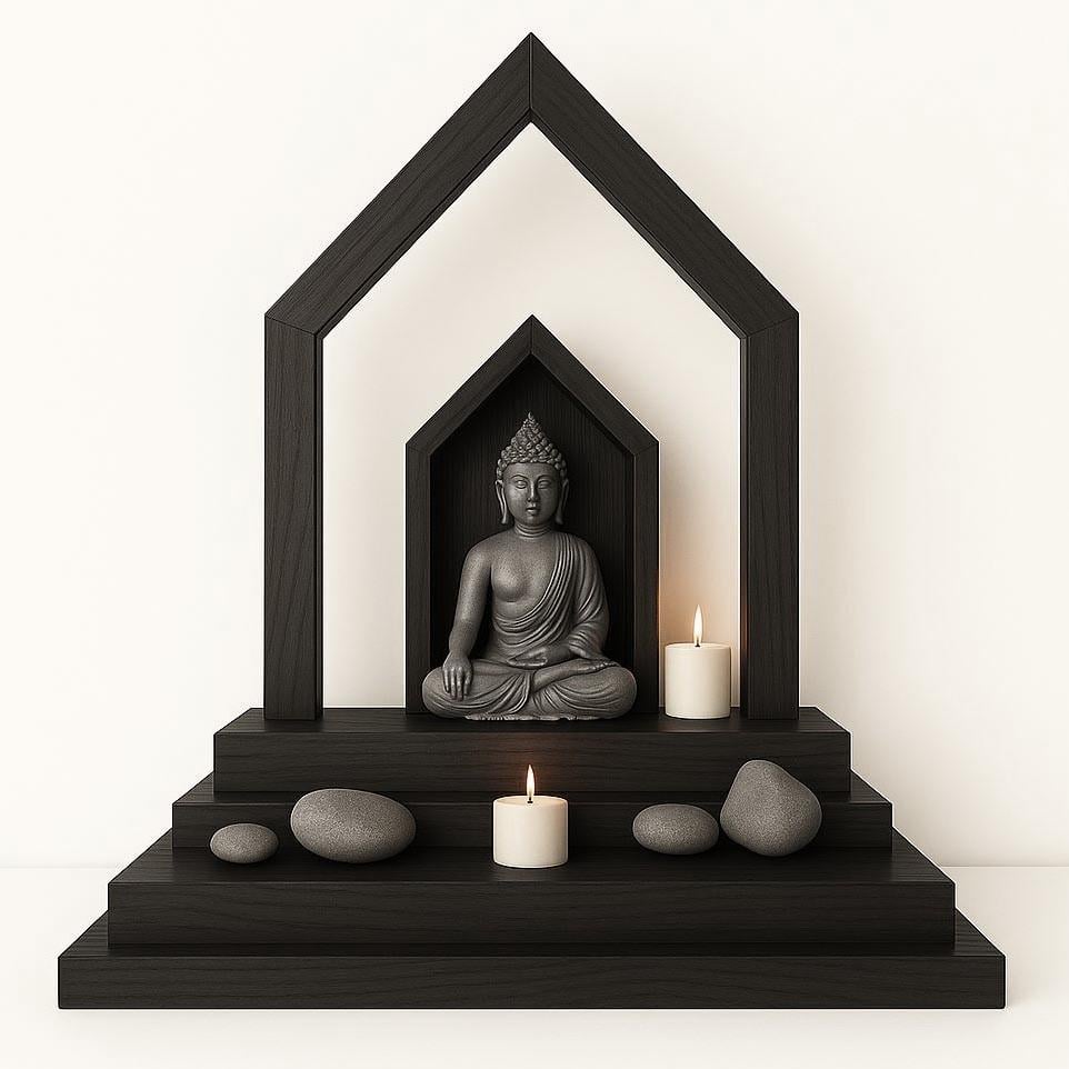 Алтарь для медитации из дерева Тамалина Венге (ЛАТ-005412)